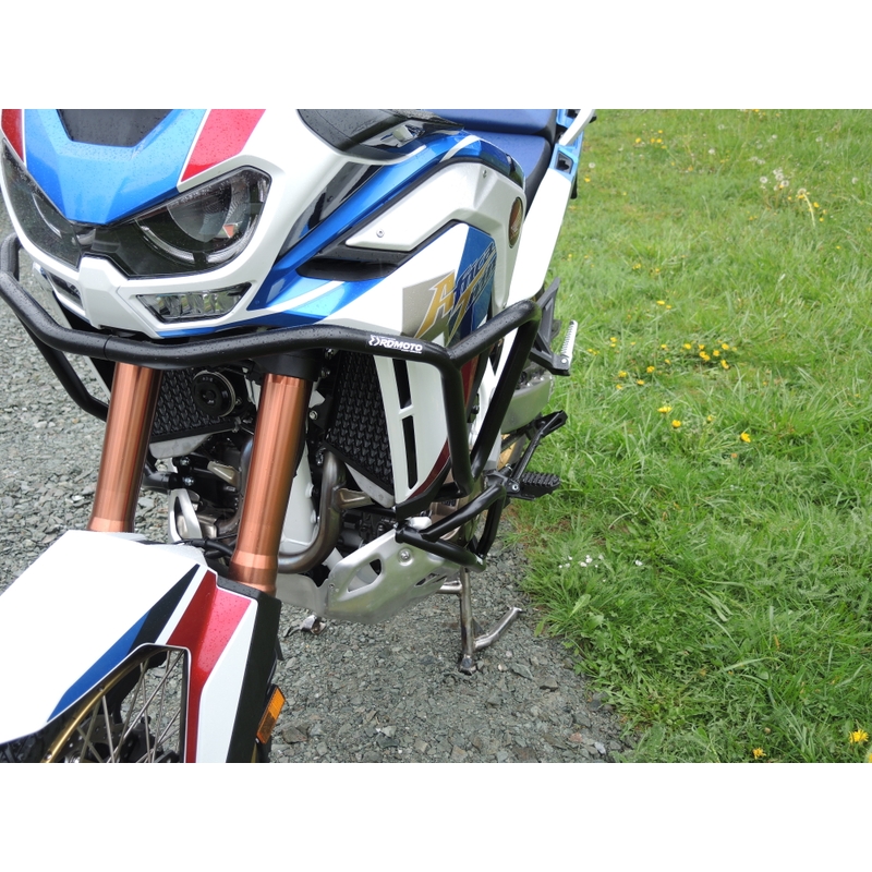 Engine guards RDMOTO black upper + lower for HONDA CRF 1100 L Africa Twin 2020-2023