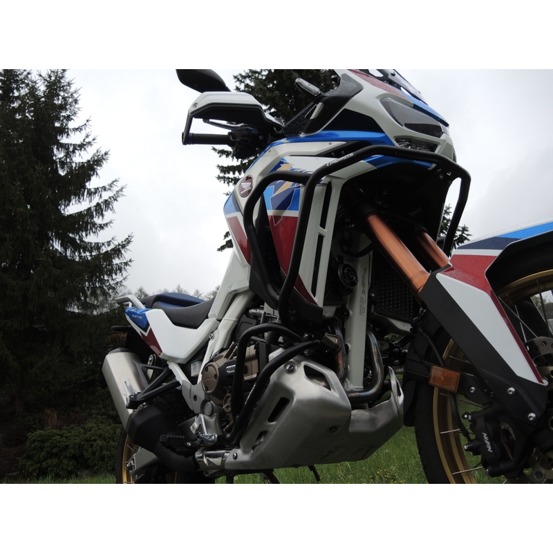 Engine guards RDMOTO black upper + lower for HONDA CRF 1100 L Africa Twin 2020-2023
