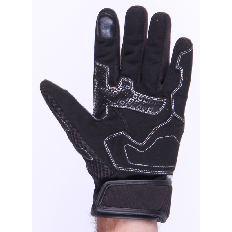 Rękawice motocyklowe RSA Sneaker czarno-biały outlet wyprzedaż