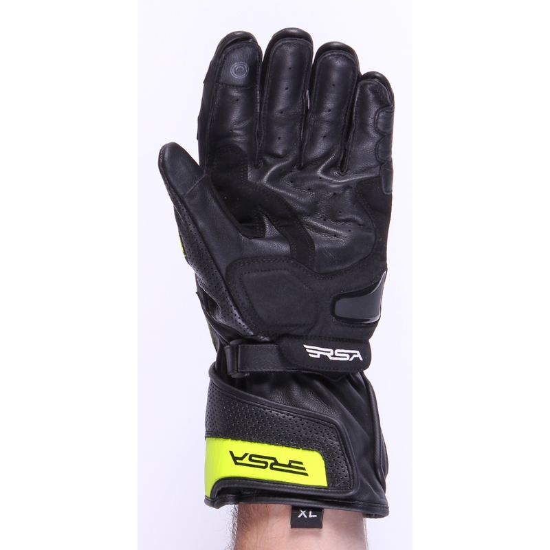 Rękawice motocyklowe RSA Colorado czarno-fluo żółte wyprzedaż