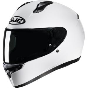 Kask motocyklowy integralny HJC C10 Solid biały - II gatunek - II. jakość