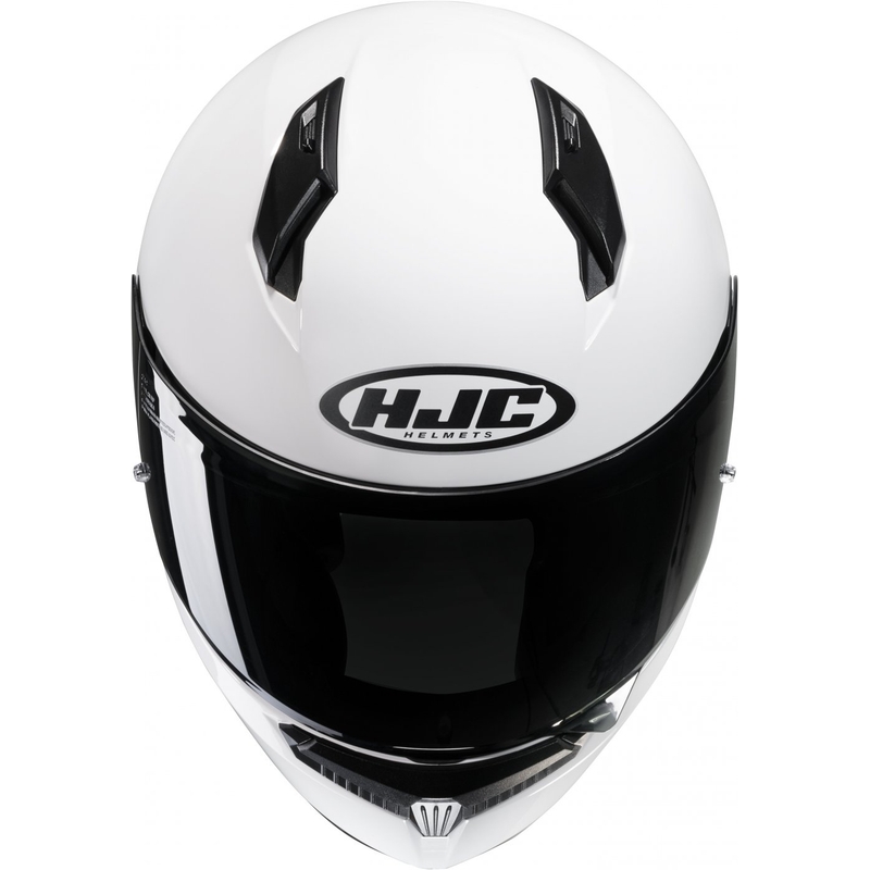 Kask motocyklowy integralny HJC C10 Solid biały - II gatunek - II. jakość