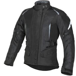 Kurtka motocyklowa damska Ayrton Teressa II Flow czarno-szara - II gatunek - II. jakość