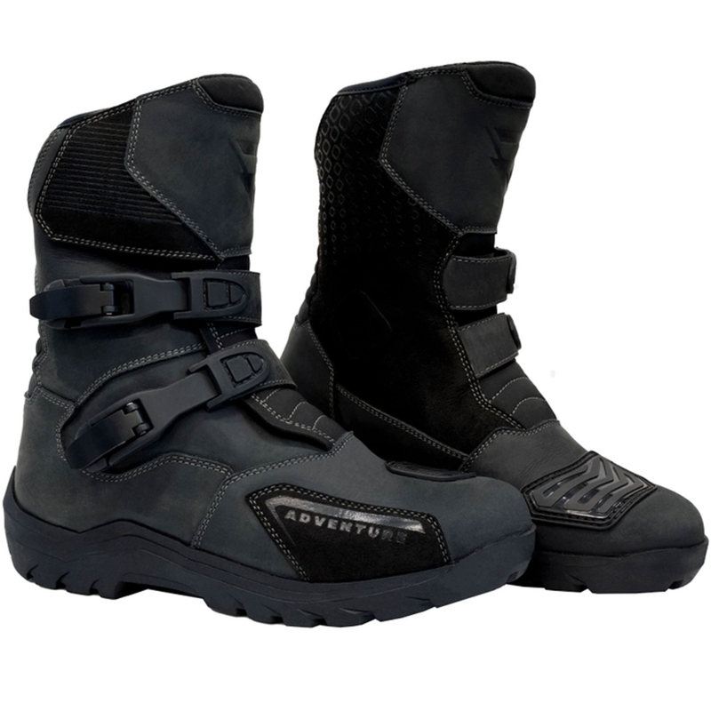 Buty motocyklowe Street Racer Adventure Low WP 2 czarne - II gatunek - II. jakość