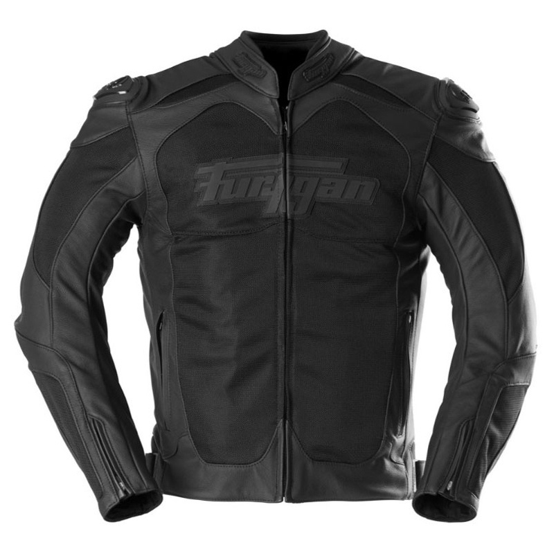 Kurtka motocyklowa skórzana Furygan Speed Mesh 3 czarna - II gatunek - II. jakość