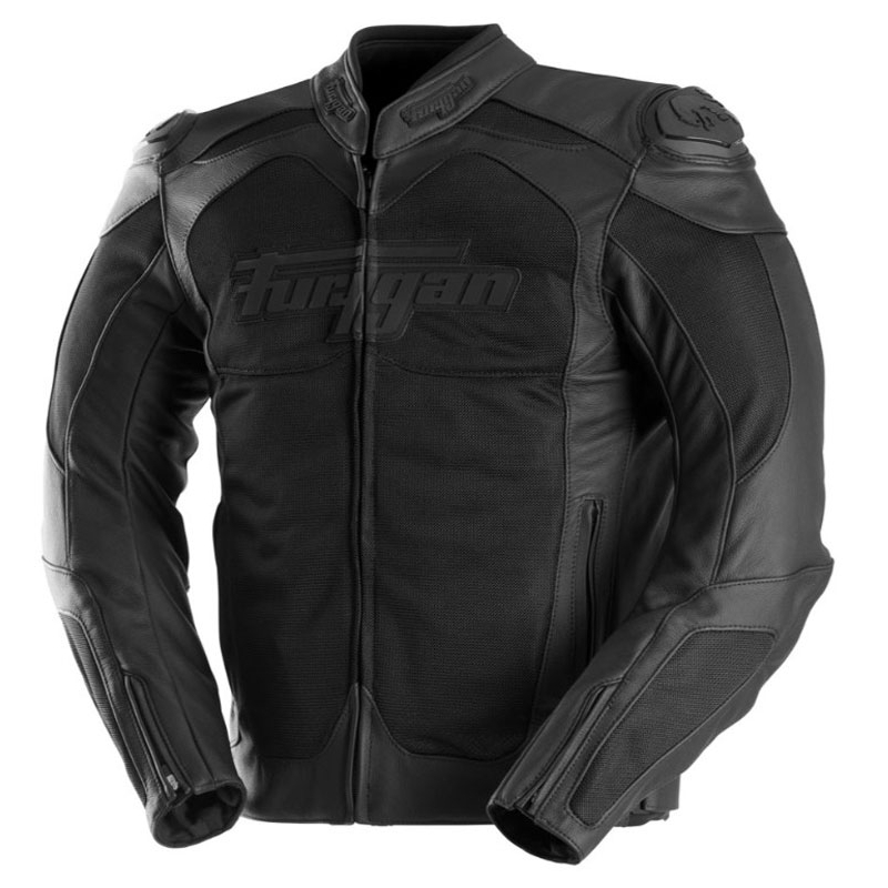 Kurtka motocyklowa skórzana Furygan Speed Mesh 3 czarna - II gatunek - II. jakość