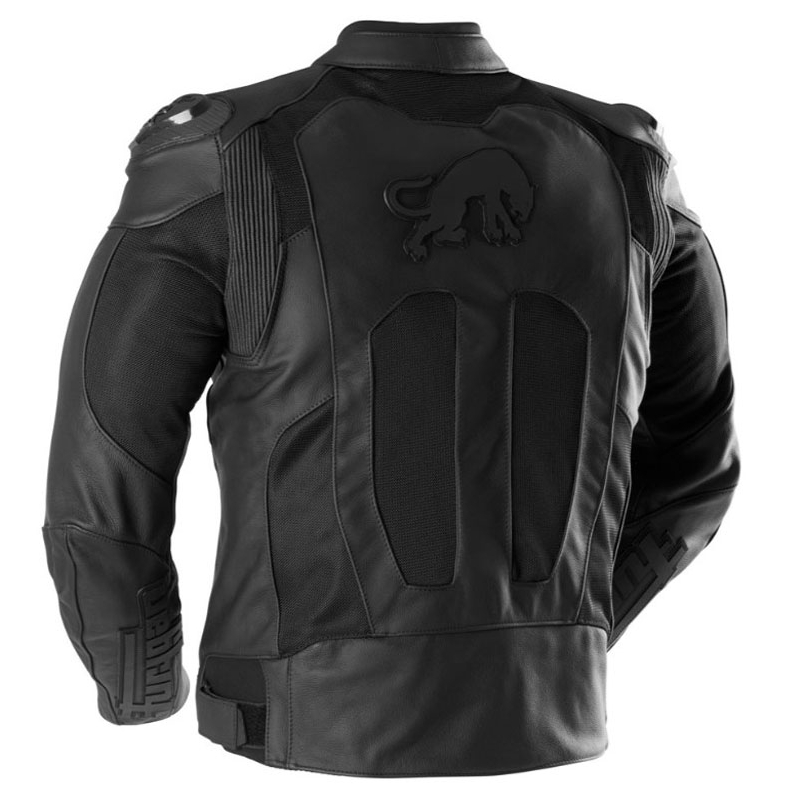 Kurtka motocyklowa skórzana Furygan Speed Mesh 3 czarna - II gatunek - II. jakość