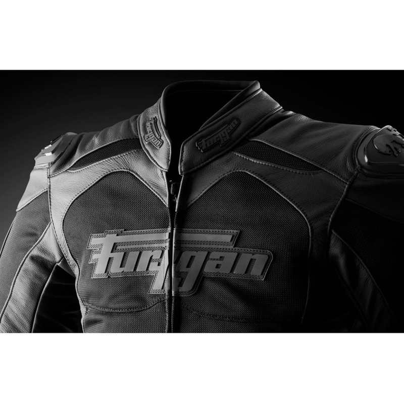 Kurtka motocyklowa skórzana Furygan Speed Mesh 3 czarna - II gatunek - II. jakość