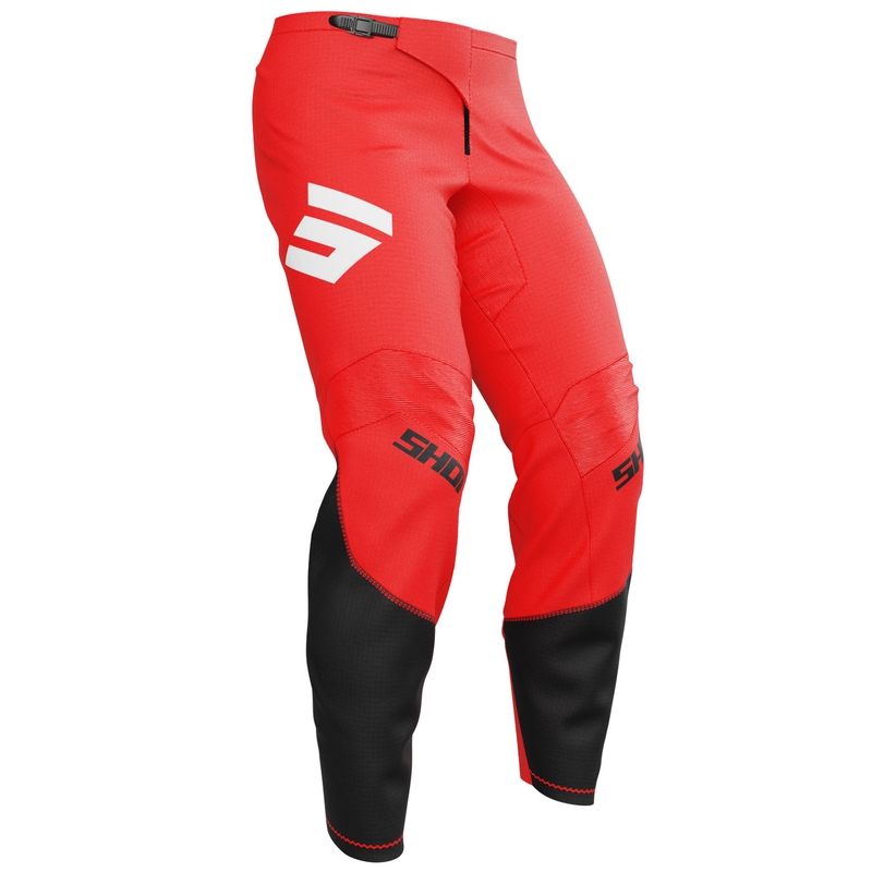 Spodnie motocrossowe Shot Draw Private czerwone - II gatunek - II. jakość