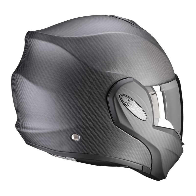 Kask typu flip-up Scorpion EXO-TECH EVO Carbon, matowa czerń - II gatunek - II. jakość