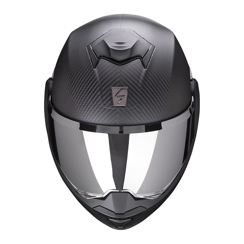 Kask typu flip-up Scorpion EXO-TECH EVO Carbon, matowa czerń - II gatunek - II. jakość