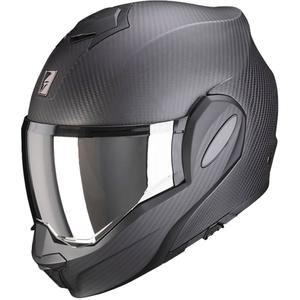 Kask typu flip-up Scorpion EXO-TECH EVO Carbon, matowa czerń - II gatunek - II. jakość
