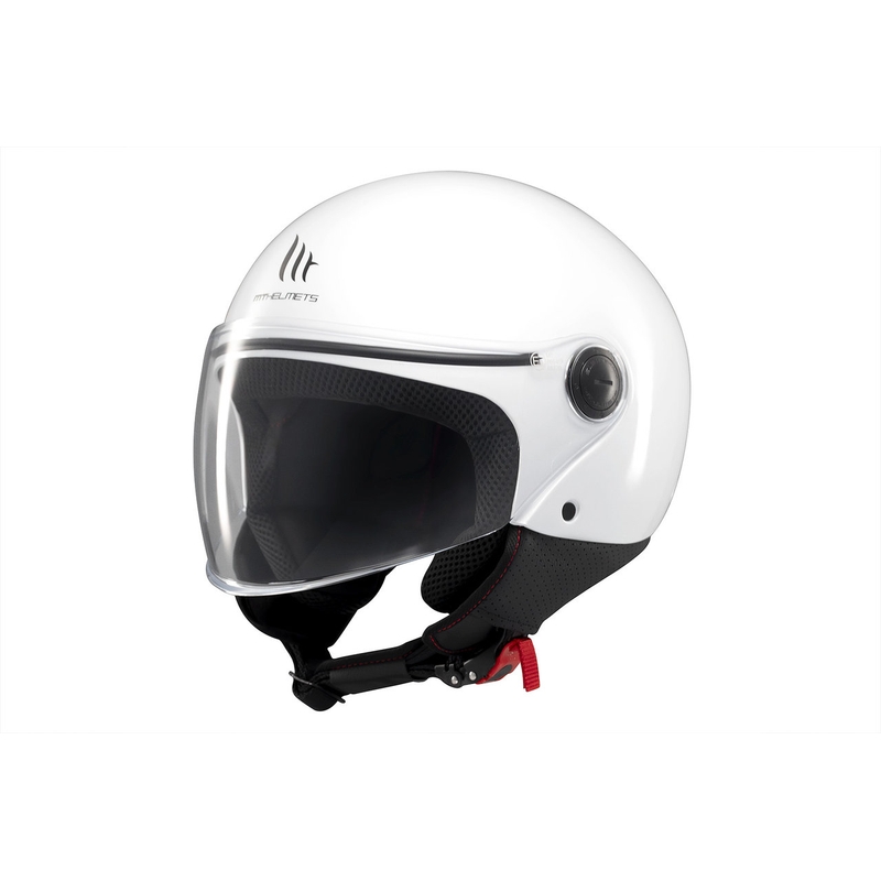 Kask motocyklowy otwarty MT Street S błyszczący biały - II. jakość
