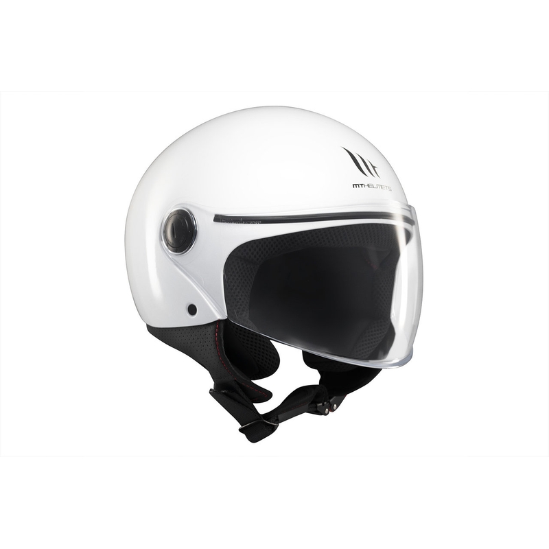 Kask motocyklowy otwarty MT Street S błyszczący biały - II. jakość