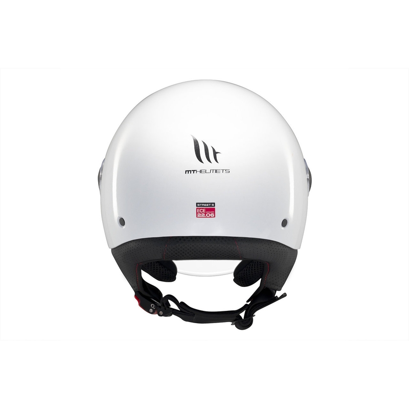 Kask motocyklowy otwarty MT Street S błyszczący biały - II. jakość