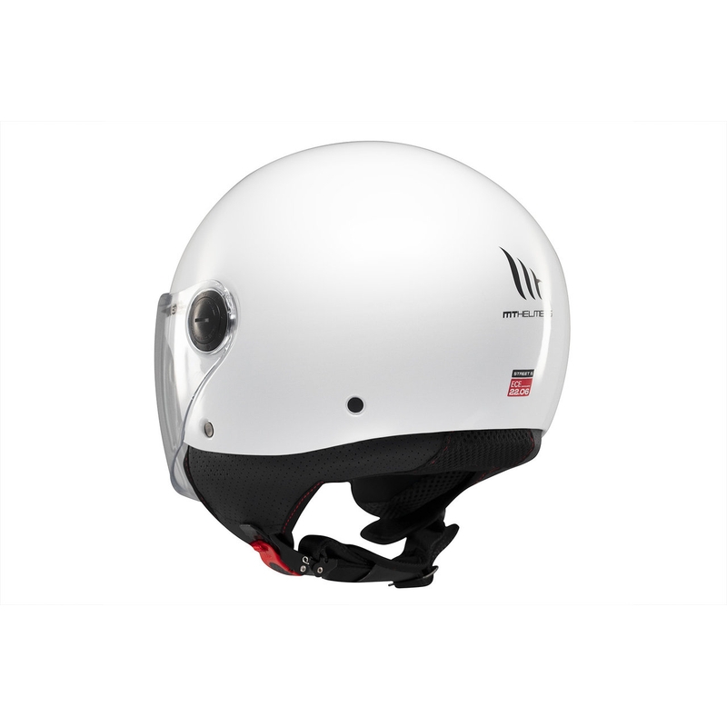 Kask motocyklowy otwarty MT Street S błyszczący biały - II. jakość