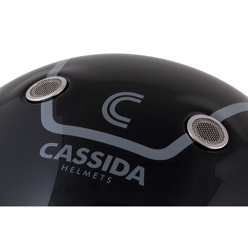 Kask motocyklowy integralny Cassida Fibre Jawa Sport czarno-srebrno-czerwony 2 - II gatunek - II. jakość