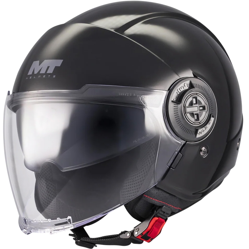 Kask motocyklowy otwarty MT Viale SV S Pure A1 czarny - II. jakość