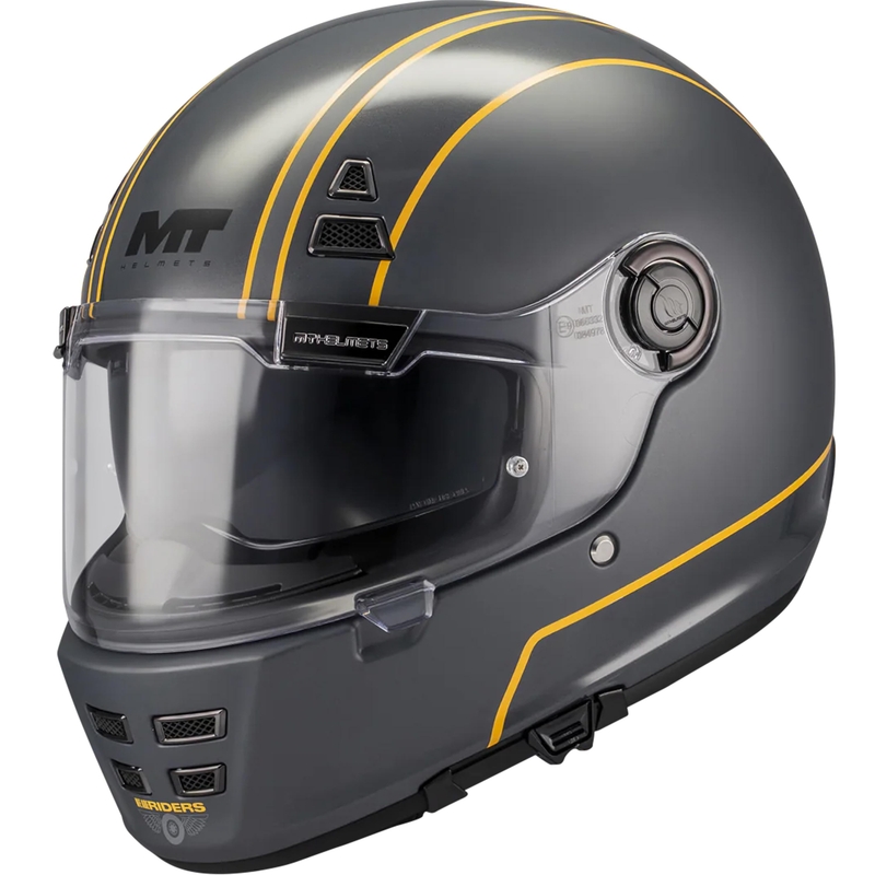 Kask motocyklowy integralny MT Jarama SV Wild C2 połysk-mat czarno-fluo żółty - II. jakość