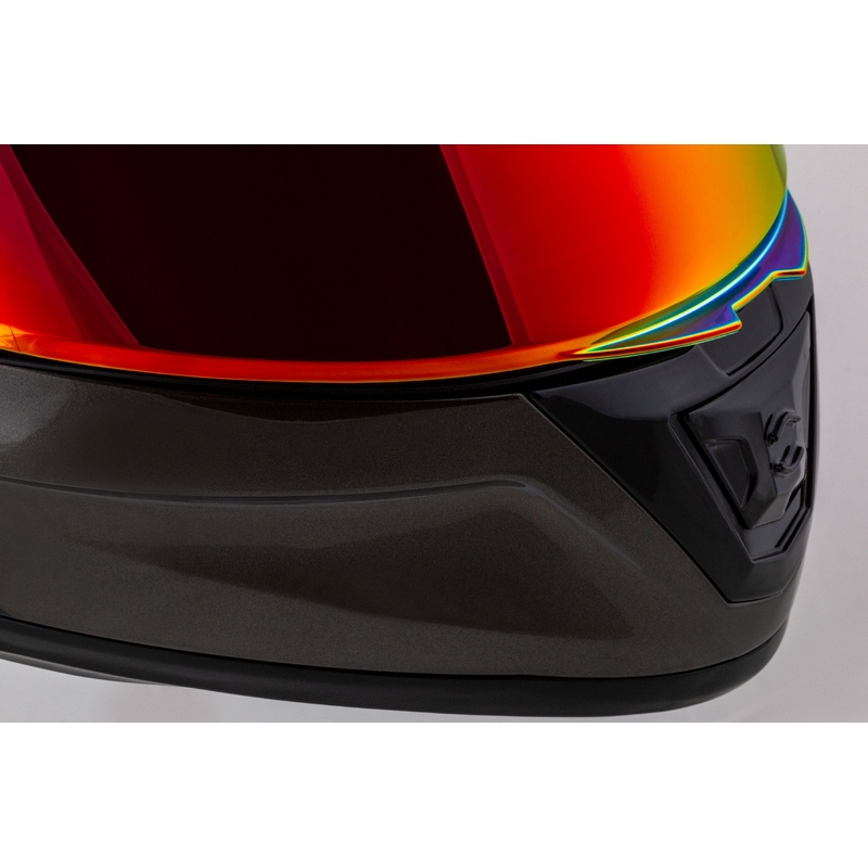 Kask motocyklowy Cassida Aero Super Mono Full Face Glossy Black Chrome-Black - II. jakość