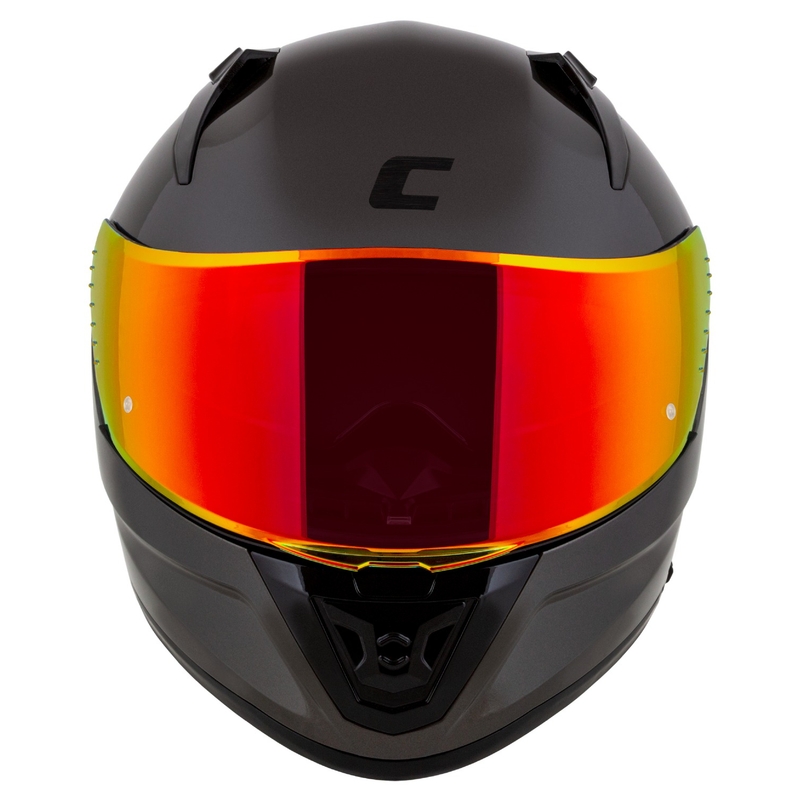 Kask motocyklowy Cassida Aero Super Mono Full Face Glossy Black Chrome-Black - II. jakość