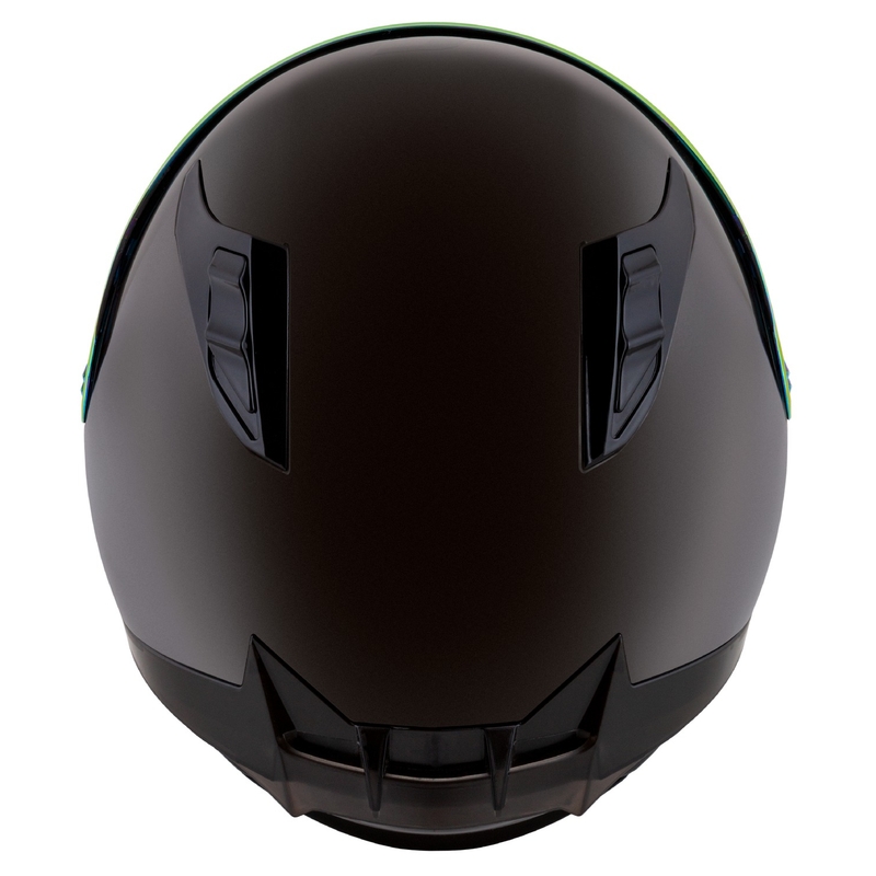 Kask motocyklowy Cassida Aero Super Mono Full Face Glossy Black Chrome-Black - II. jakość