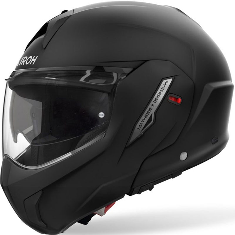 Kask motocyklowy Airoh Mathisse 2 Color z klapką, matowo czarny - II. jakość