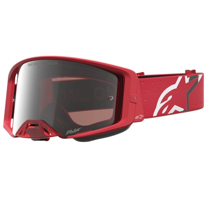 Gogle motocrossowe Alpinestars Supertech Vesta fluo red-chrome