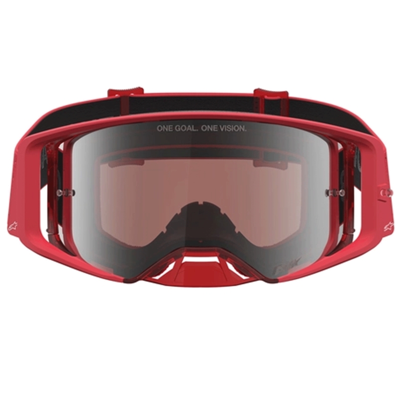 Gogle motocrossowe Alpinestars Supertech Vesta fluo red-chrome