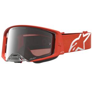 Gogle motocrossowe Alpinestars Supertech Vesta pomarańczowo-srebrne