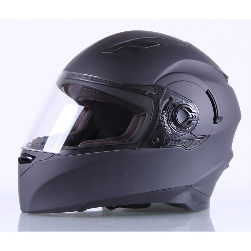 Integralny kask motocyklowy RSA Clasico czarny matowy outlet wyprzedaż
