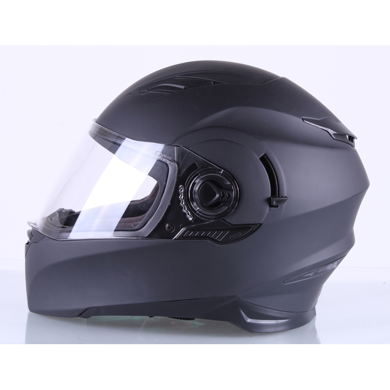 Integralny kask motocyklowy RSA Clasico czarny matowy outlet wyprzedaż