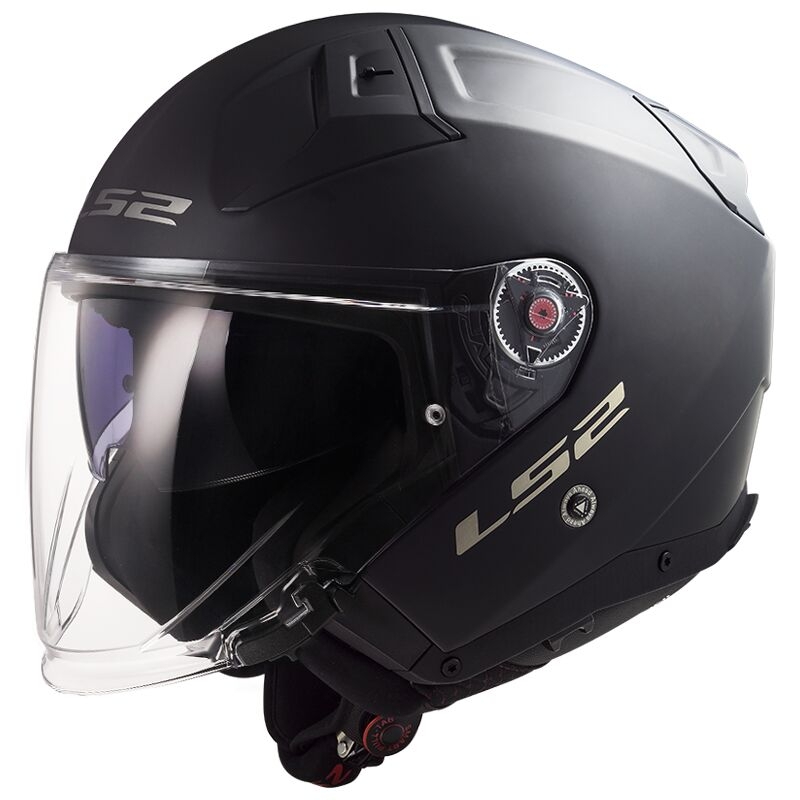 Otevřená helma na motorku LS2 OF603 Infinity II Solid černá matná - II. jakość
