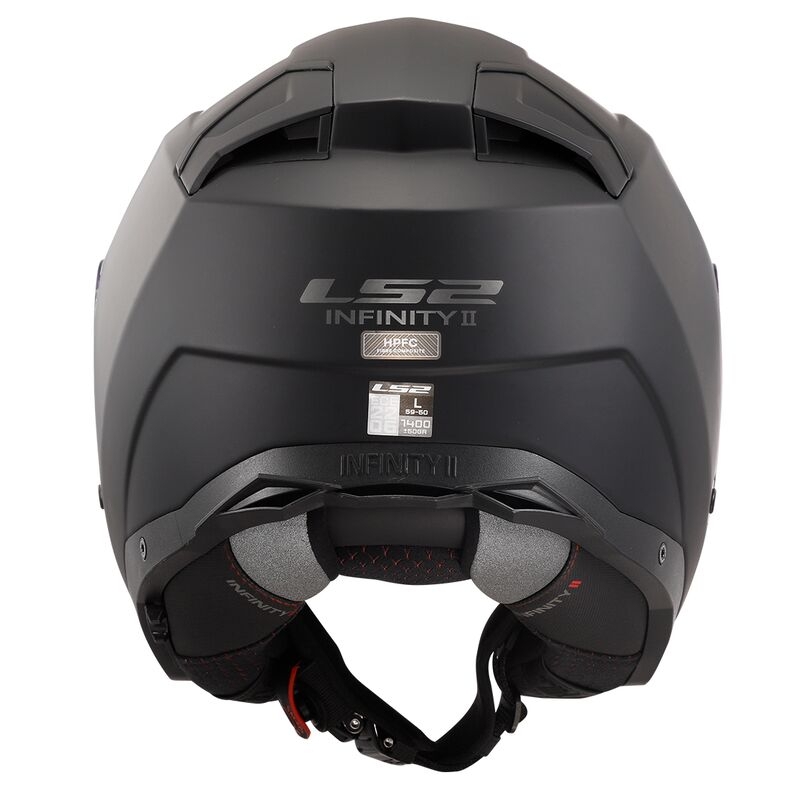 Otevřená helma na motorku LS2 OF603 Infinity II Solid černá matná - II. jakość