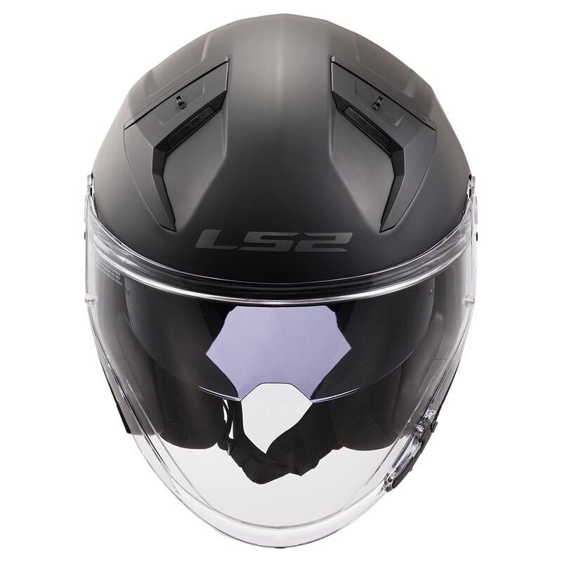 Otevřená helma na motorku LS2 OF603 Infinity II Solid černá matná - II. jakość