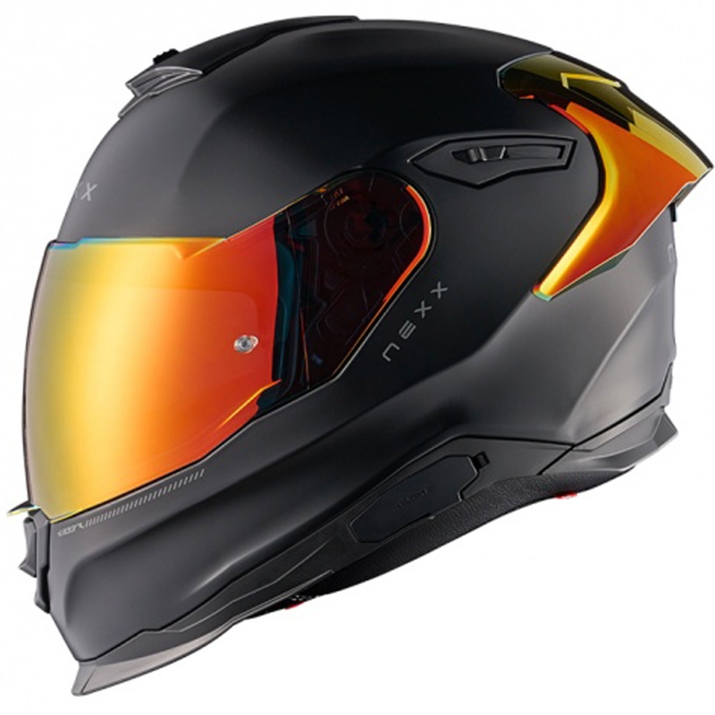 Kask motocyklowy integralny NEXX Y.100R Subsonic matowy czarno-czerwony - II. jakość wyprzedaż