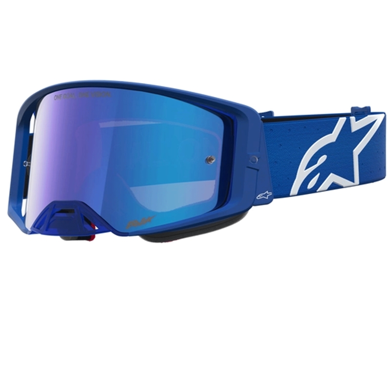 Gogle motocrossowe Alpinestars Supertech Vesta niebiesko-białe
