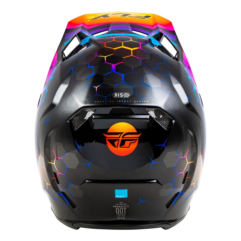 Kask motocrossowy FLY Racing Formula CC Tektonic czarno-żółto-różowy - II. jakość