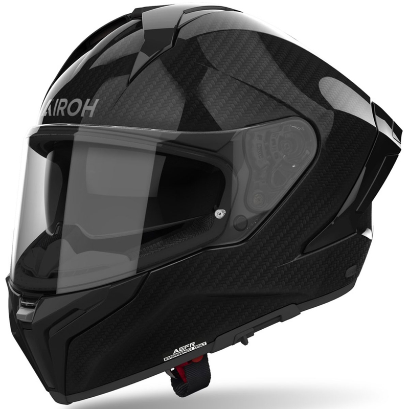 Zintegrowany kask motocyklowy Airoh MATRYX Carbon czarny - II. jakość