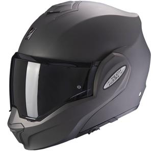 Kask motocyklowy składany Scorpion EXO-TECH EVO Solidny matowy antracyt - II. jakość
