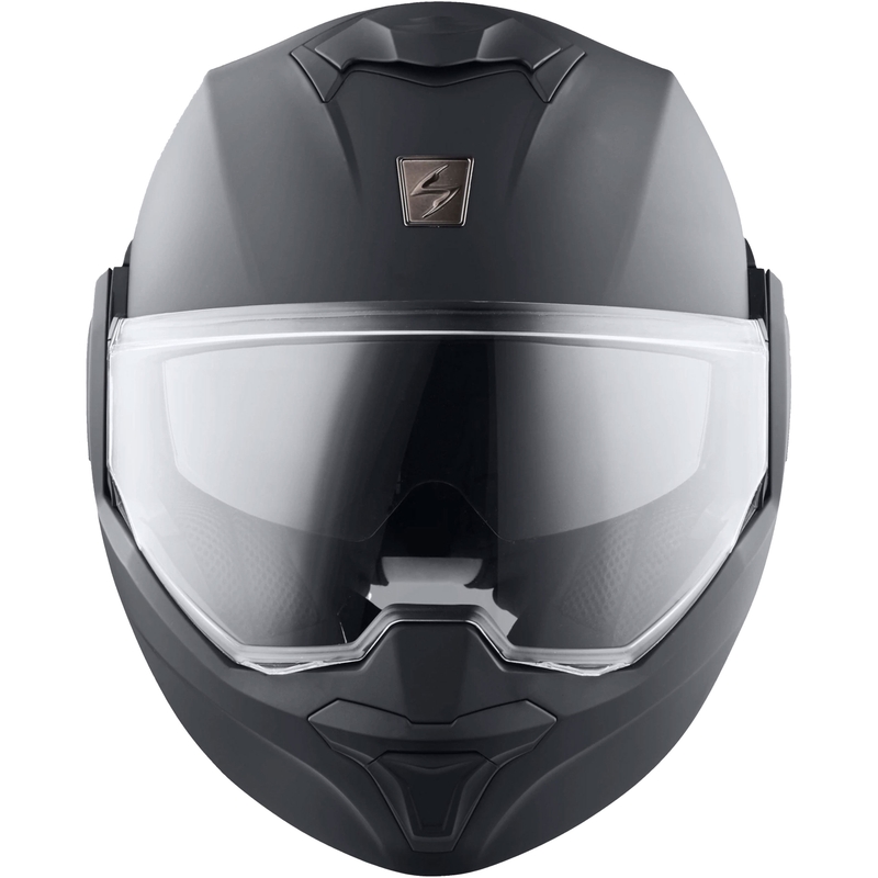 Kask motocyklowy składany Scorpion EXO-TECH EVO Solidny matowy antracyt - II. jakość