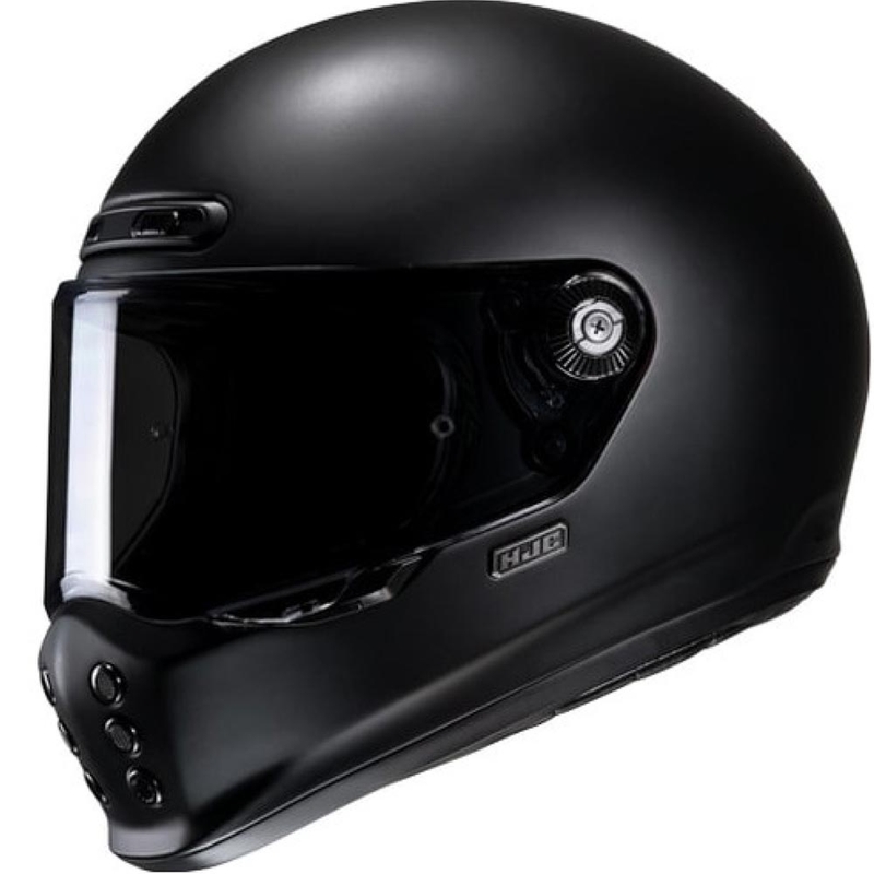 Kask motocyklowy integralny HJC V10 Solid semi flat czarny 3 - II gatunek - II. jakość