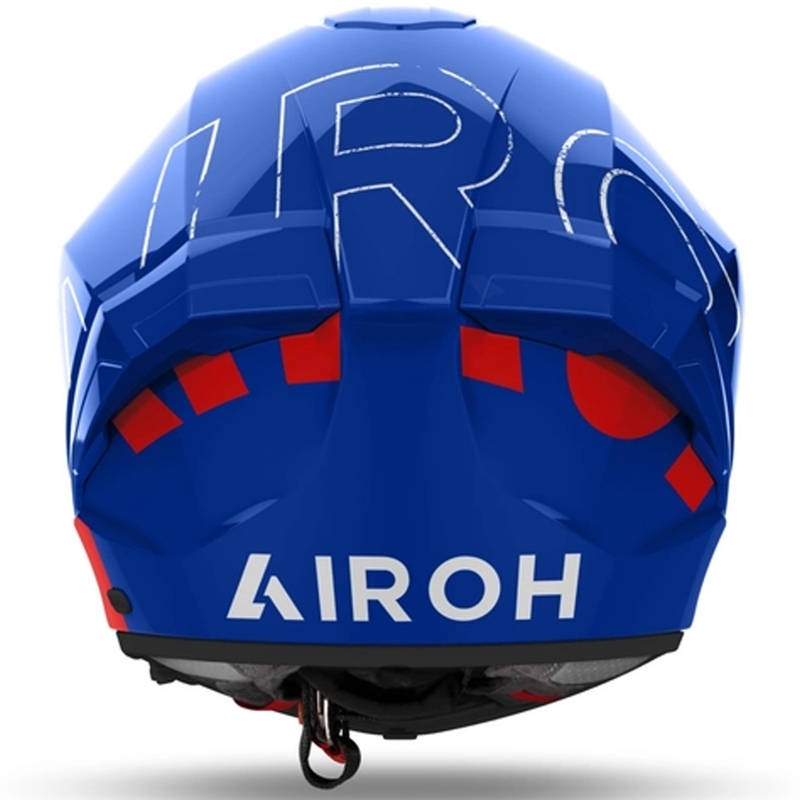 Zintegrowany kask motocyklowy Airoh MATRYX Scope niebiesko-czerwony