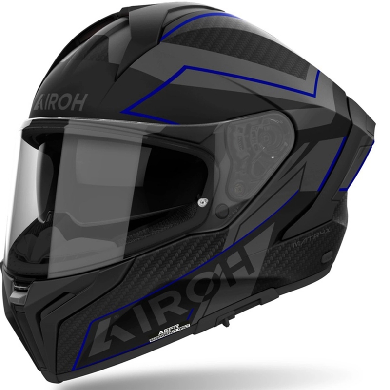 Airoh MATRYX Sentinel kask motocyklowy full face matowy niebieski