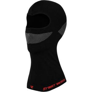 Kask Street Racer Basic z kapturem w kolorze czarnym
