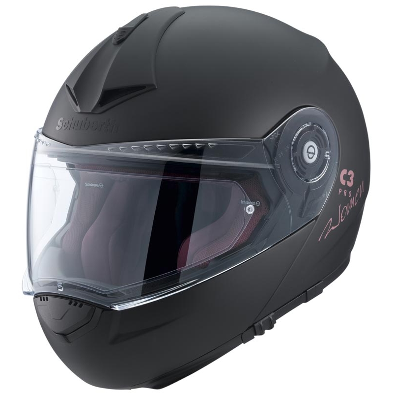 Damski szczękowy kask motocyklowy Schuberth C3 Pro czarny matowy wyprzedaż