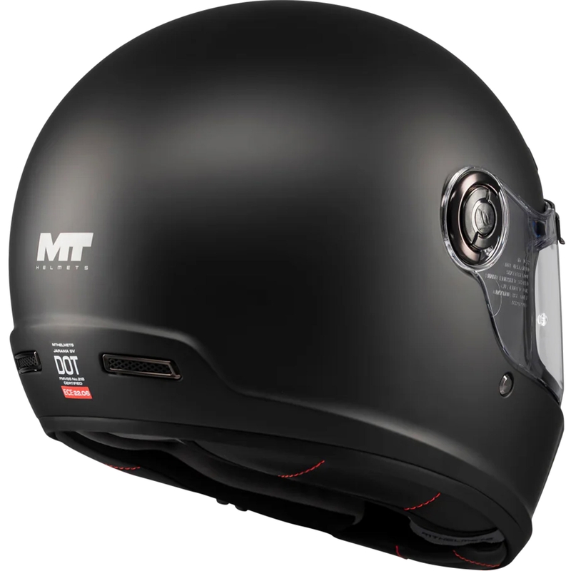 Kask motocyklowy integralny MT Jarama SV Pure A1 matowy czarny 2 - II gatunek - II. jakość