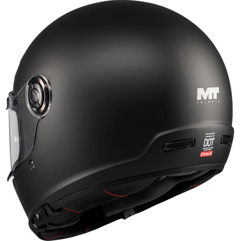 Kask motocyklowy integralny MT Jarama SV Pure A1 matowy czarny 2 - II gatunek - II. jakość