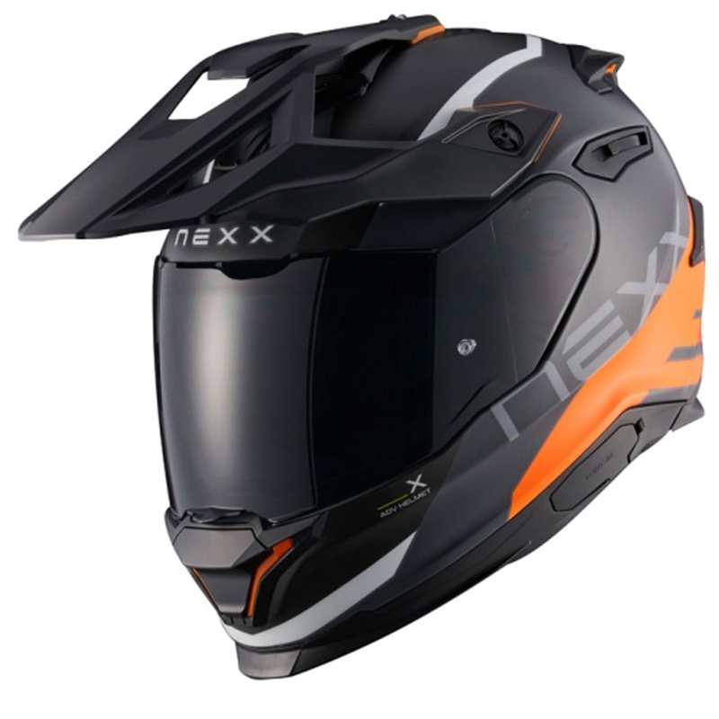 Kask motocyklowy enduro NEXX Y.TRAVL Quest matowy pomarańczowy - II. jakość wyprzedaż
