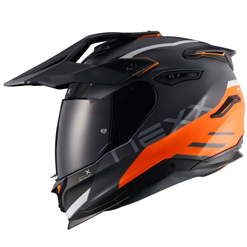 Kask motocyklowy enduro NEXX Y.TRAVL Quest matowy pomarańczowy - II. jakość wyprzedaż